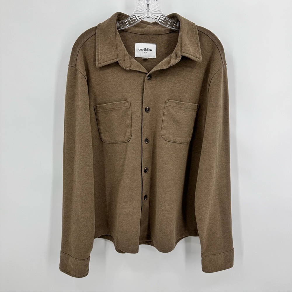 Goodfellow & Co Men's Button-Down Shirt Brown Size L